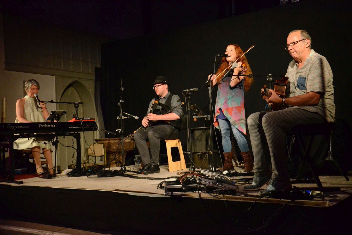 Die Celtic Folk-Band Cara  in Uslar.