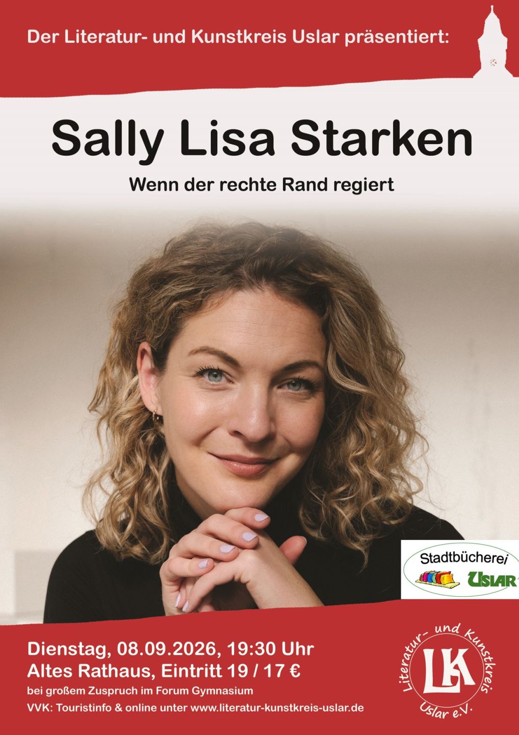 Bestsellerautorin Sally Lisa Starken liest in Uslar über Demokratie im Wandel